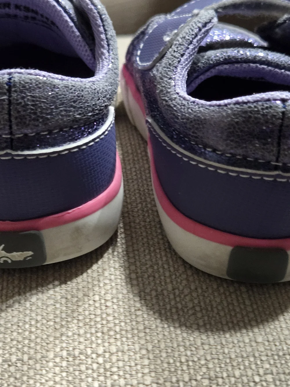 See Kai Run Toddler Velcro Sneakers in Purple and Pink